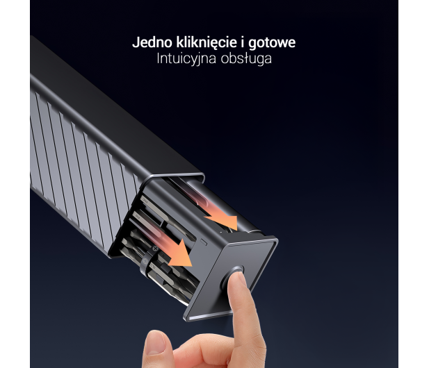 SILVER MONKEY Zestaw precyzyjnego elektrycznego wkrętaka – 57 elementów SMA305 - 1361011 - zdjęcie 8